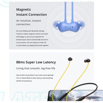 Auriculares Realme Buds Wireless 2 Neo Sports 