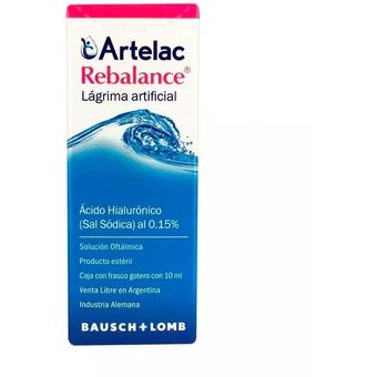 Artelac Rebalance 0.15%, Gotas 10 ml.