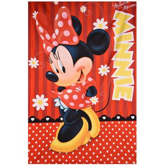 Juego de Sábanas Infantiles Estampada de Microfibra Minnie Mouse Disney  DISNEY