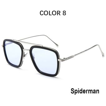 Gafas de sol Tony Stark hombres vengadores Iron Man cuadradas gafas Retro  gradiente Spider Man FUC | Linio Perú - GE006FA1KOREOLPE