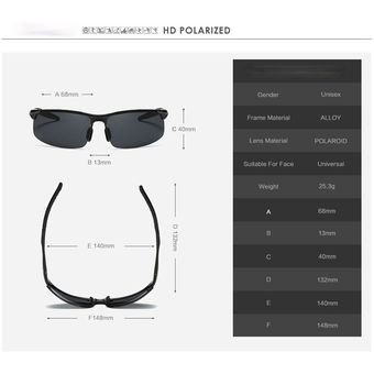 De Aluminio Y Magnesio De Alta Calidad Deporte Gafas De Sol sunglasses 