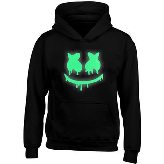 Buzo Negro Capota Dj Marshmello Hoodies Comics Store