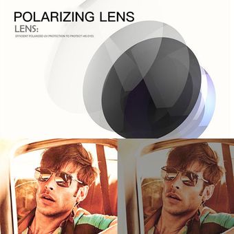 Xojox Sunglasses Men Polarized Magnetic Cover Clip On Sun 