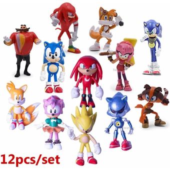 Set 12 Figuras Juguete Sonic Tails Knuckles Eggman Amy Rose | Linio Perú -  GE582TB0IKC8FLPE