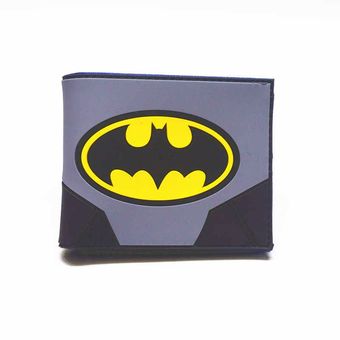 Batman carteras cortas para adoles muchos estilos Superman Billetera de dibujos animados de PVC 