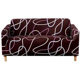 Beige cubierta de sofá elástico cobertor para muebles elástico sofá cubre para la sala de Copridivano fundas para sillones sofá cubre #Color 32 