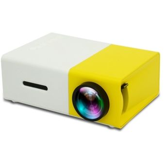 Mini proyector portátil LED de cine en casa 400LM 