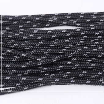 4MM reflectante Carpa Draw cuerda Negrita a prueba de viento cuerda que acampa de aluminio hebilla de la cuerda 