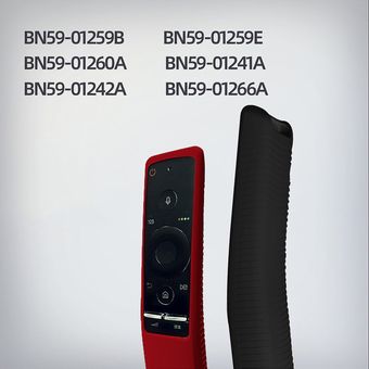 Cubierta BN59-01312A 01312H BN59 01241A para Samsung Smart TV de control remoto rojo 