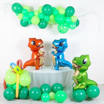 Decoraciones para fiesta de cumpleaños de dinosaurio espirales colga 