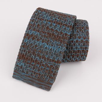 Corbata de punto Vintage para hombre corbatas finas tejidas de colores novedad #11 a la moda 