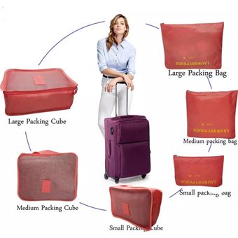 Organizador de ropa para maleta de viaje, transparente