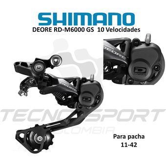 Desviador shimano deore online m6000