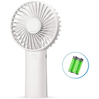 Ventilador Portatil Recargable Mini Con Linterna Usb GENERICO