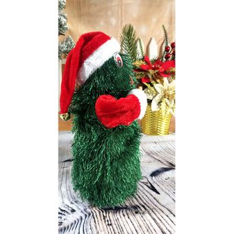 Árbol de Navidad bailando para decoración navideña Canto giratorio Bai 