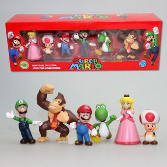 3 piezas de Mario Toys - Figuras de acción de Mario Toys, colección de  figuras de Mario Brothers, juego de 5 pulgadas de alto