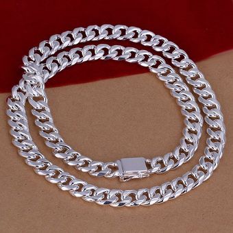 10MM collar de la boda del diseño simple de la serpiente de la cadena del collar hombres Lovely Party 