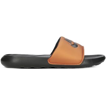 Chanclas nike best sale negras con dorado