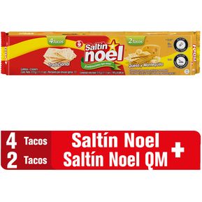 Galleta SALTIN NOEL Taco x 6 Mix 4 Rojos 2 Queso Mantequilla