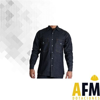 Camisa jean online dotacion