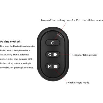Control remoto inalámbrico de la cámara de la serie Firefly incorporado a prueba de agua de la batería 