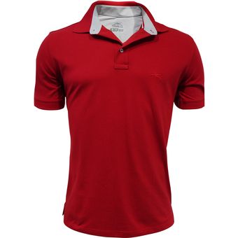 playera polo roja