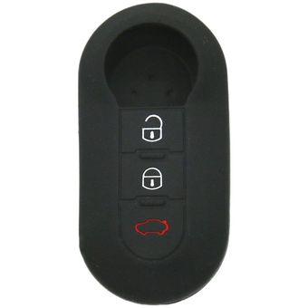 Cajas de llave de automóvil 3 botones plegable control remoto llavero protector cubierta cubierta de piel 