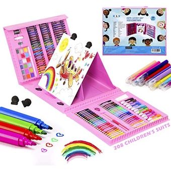 ARTIME™ KIT DE ARTE PARA NIÑOS DE 208 PIEZAS – Encuentralo Colombia