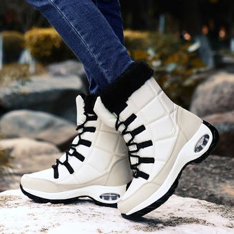 Botas de nieve cás para mujer botas de nieve cás de alta ca 