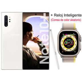 Samsung Galaxy NOTE 10 Plus 12GB+256GB y Smartwatch-White