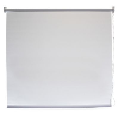 Persiana enrollable traslúcida blanca 150x180 cm.