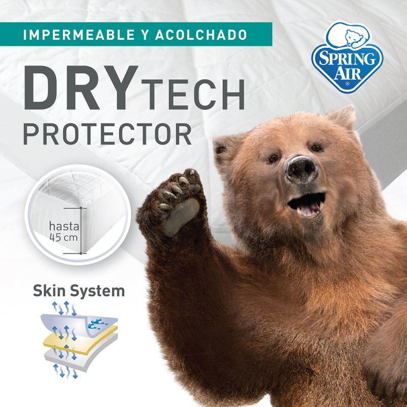 Protector De Colchón Spring Air - Dry Tech