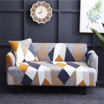 Cubierta de sofá para la sala de Spandex elástico sofá cubre apretado de todo incluido seccional sofá cubierta de asiento de amor Muebles De Jardín #G 
