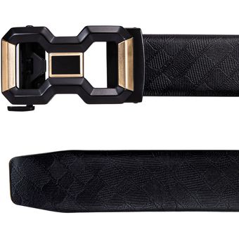 Hebilla automática dorada para hombre  sin cinturón de cuero  hebill 