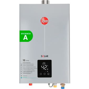 Calefont Tiro Forzado Modulante Digital Gas Licuado Rheem 12 | Knasta Chile