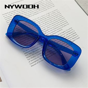 NYWOOH-gafas sol rectangulares hombre mujers 