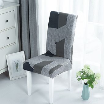Cubierta elástica para sillas de licra geométrica,fundas elásticas para asiento de silla,comedor,cocina,banquete de boda,Hotel #Color 5 