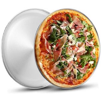 Bandejas redondas de cocción para pizza de 16 a 50 cm de diámetro