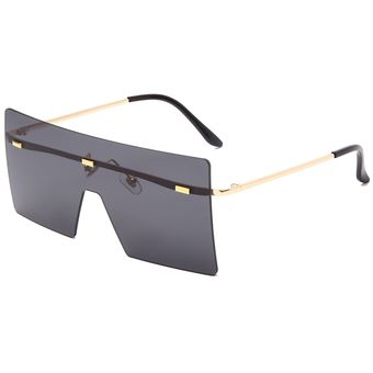 Gafas de sol de gran tamaño para gafas de sol retro diseñomujer 