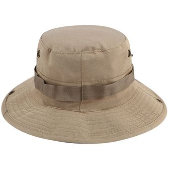 Pescador sombrero del deporte al aire camuflaje sombrero de la pesca Caza Cap hoja caduca 
