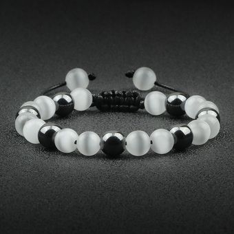 Pulsera De Cuentas De Hematita De Ojo De Tigre Natural A De 