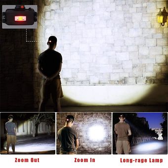 Linterna LED 1800 Lúmenes Táctica Militar Recargable Luz Zoom RF