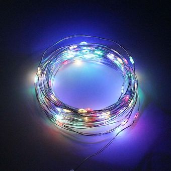 Lámpara Solar de para exteriores luces LED de cadena Flash guirnalda de hadas impermeable para Navidad casa decoración boda #Multicolor 
