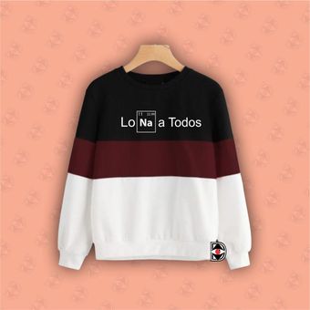 BUZO GRANDE ESTILO AMERICANO BUSO SUDADERA CUELLO REDONDO LOS NA A TODOS