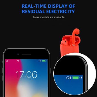 Mini I12 Auriculares Auriculares inalámbricos Bajo 3D Estéreo para iPhone Android 