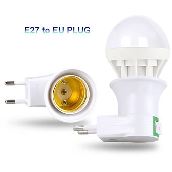 EeeToo-Base de lámpara Led E27 portalámparas de conversión para bombi EeeToo-Base de lámpara Led E27 portalámparas de conversión para bombi