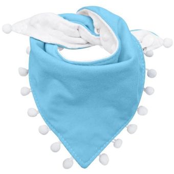 Baberos de algodón para bebé,borla de encaje,doble bab #5 