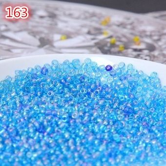 20g1200pcs Brillante Y Transparente 2mm 120 Semillas Checas 
