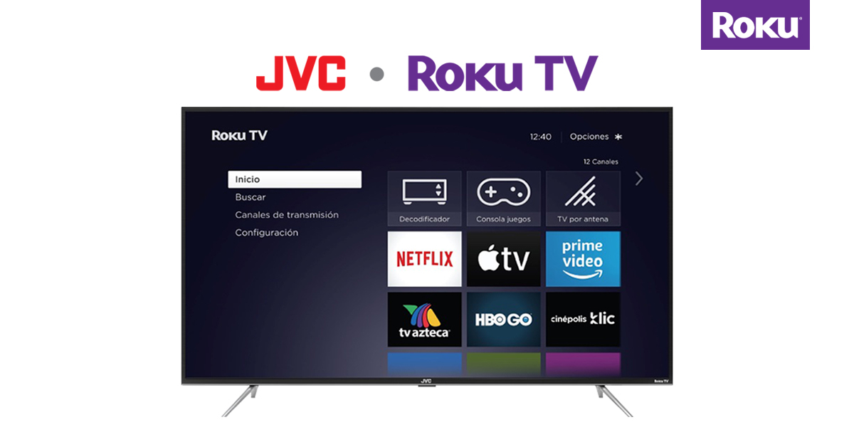 Pantalla Tv JVC 32 Pulgadas Smart HD LED SI32R Roku TV