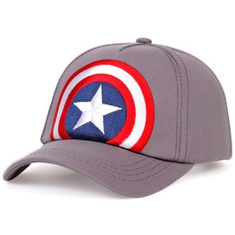 Marvel Captain America-Cap Logo Capucha para Hombre 